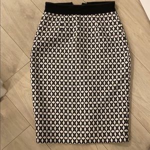 Banana republic amazing printed work skirt